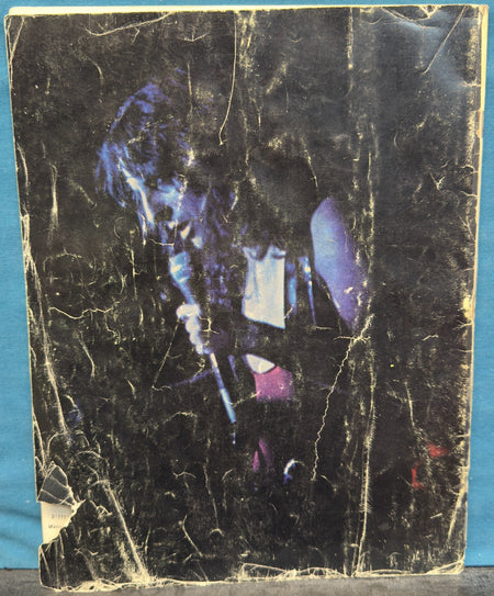 ALICE COOPER SIGNED 1977 TOUR BOOK PROGRAM w/TICKET STUB and BONUS ASYLUM ITEMS