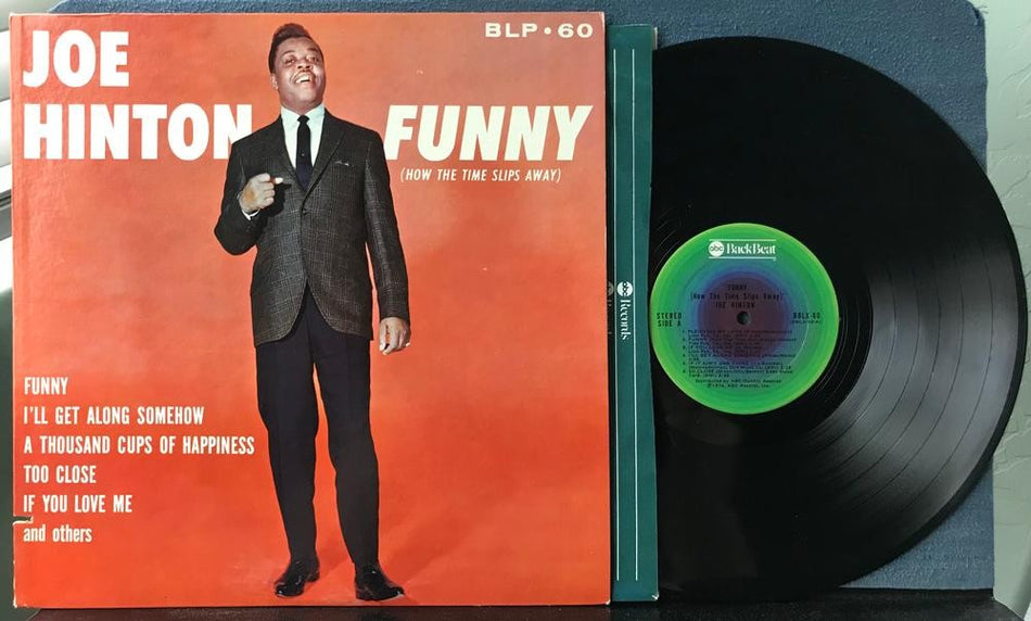 JOE HINTON FUNNY (HOW THE TIME SLIPS AWAY)~MID-1970's ABC BACK BEAT RE LP~SOUL