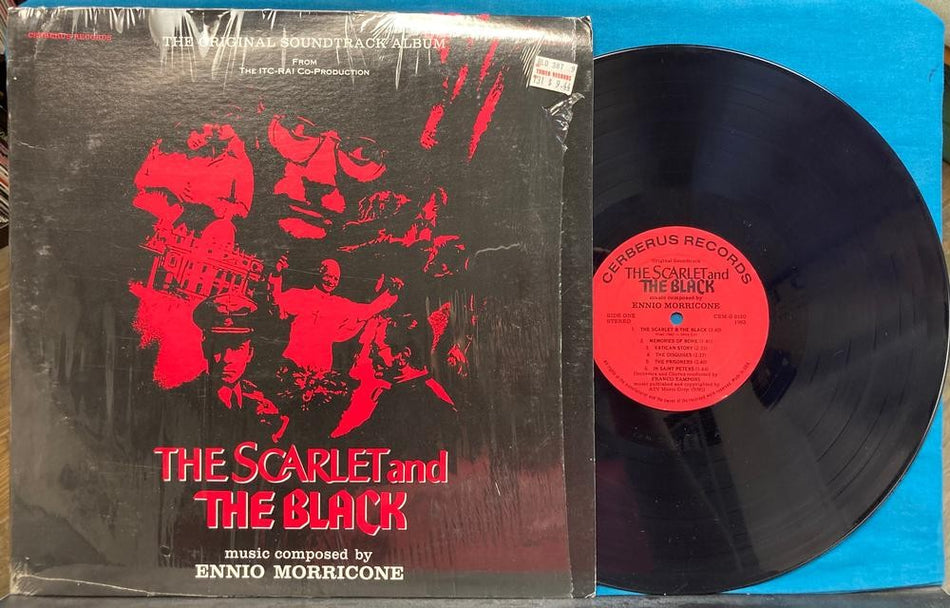 SCARLET AND THE BLACK OST SOUNDTRACK~NM- 1983 CERBERUS PURPLE QUIEX LP w/SHRINK