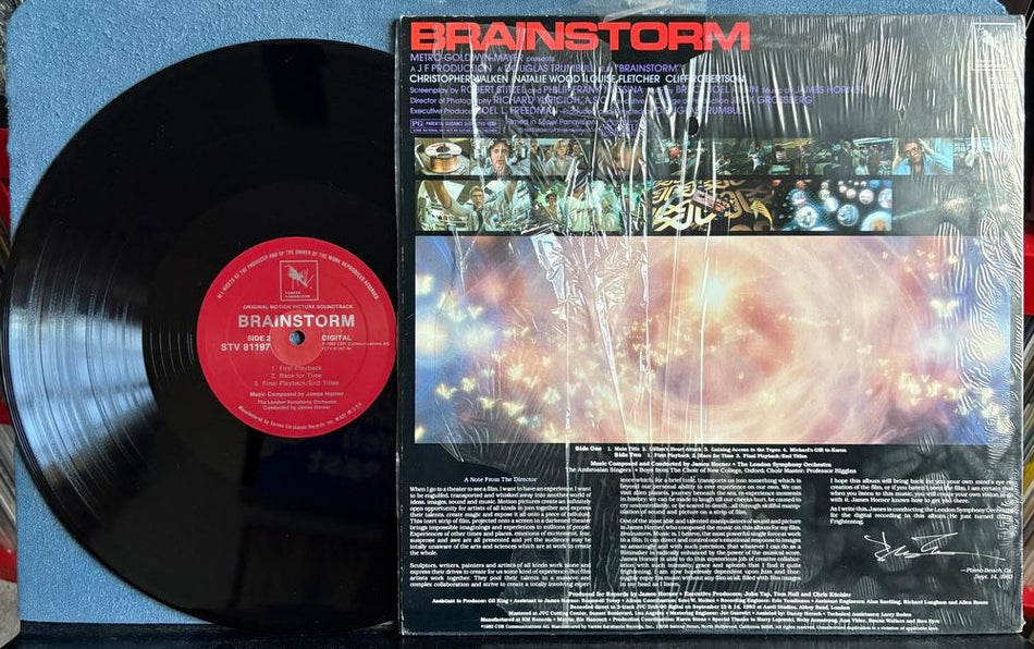 BRAINSTORM OST SOUNDTRACK~1983 VARESE SARABANDE QUIEX AUDIOPHILE LP~JAMES HORNER