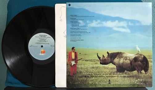 ADRIAN BELEW LONE RHINO~ORIG 1982 ISLANA CANADA LP~INNER SLEEVE~ELECTRIC CAT