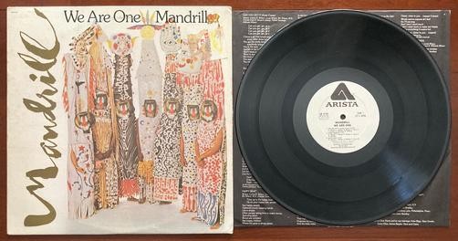 MANDRILL WE ARE ONE~1977 ARISTA WHITE LABEL PROMO LP~INNER SLV~WLP~FUNK~DISCO