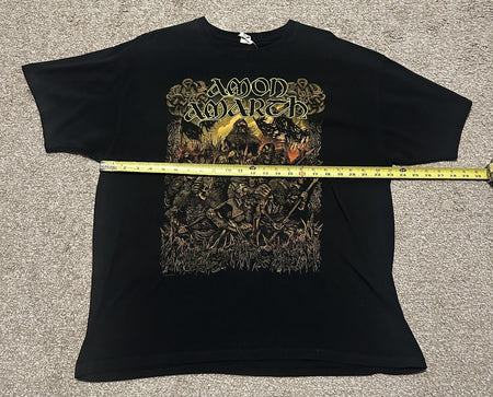 AMON AMARTH 2011 TOUR T-SHIRT~VINTAGE~ANVIL~ORIGINAL~XL~BLACK~EXC COND~RARE~VTG