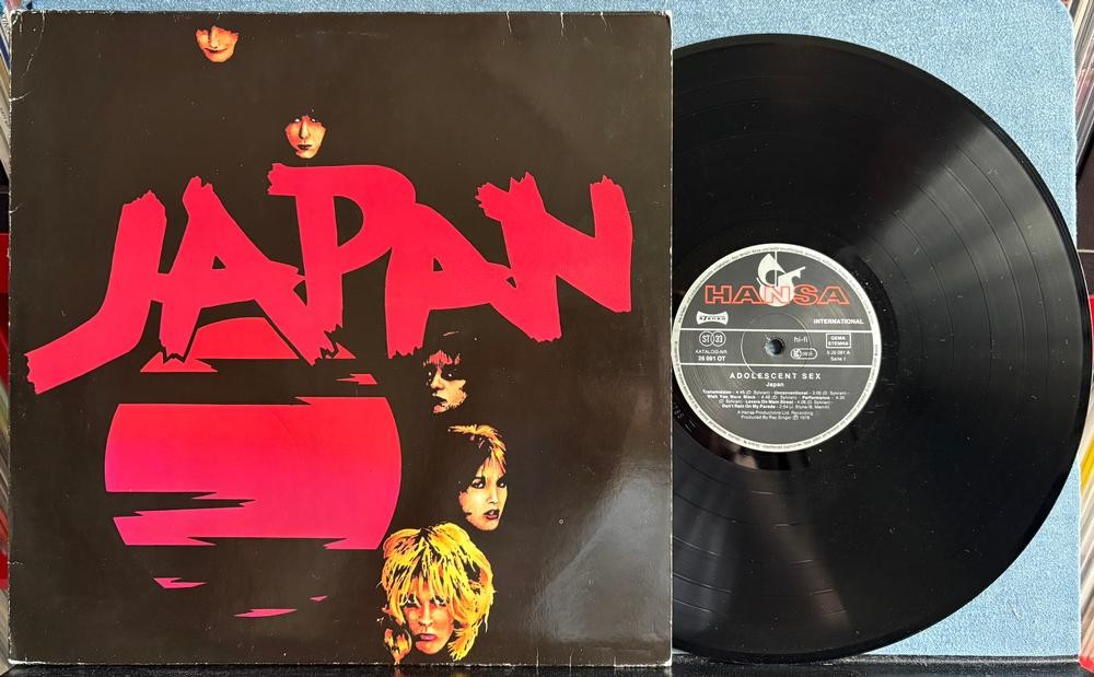 JAPAN ADOLESCENT SEX~NM- 1980's GERMAN REPRESS LP~HANSA INTERNATIONAL~NEW WAVE