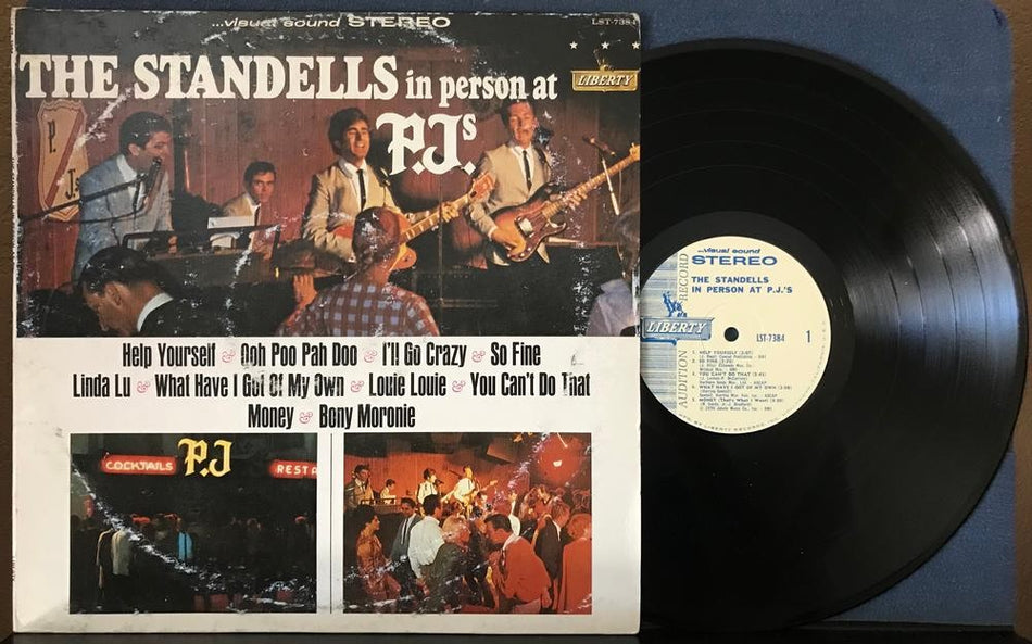 THE STANDELLS IN PERSON AT P.J.'s~RARE NM 1964 LIBERTY PROMO AUDITION RECORD LP