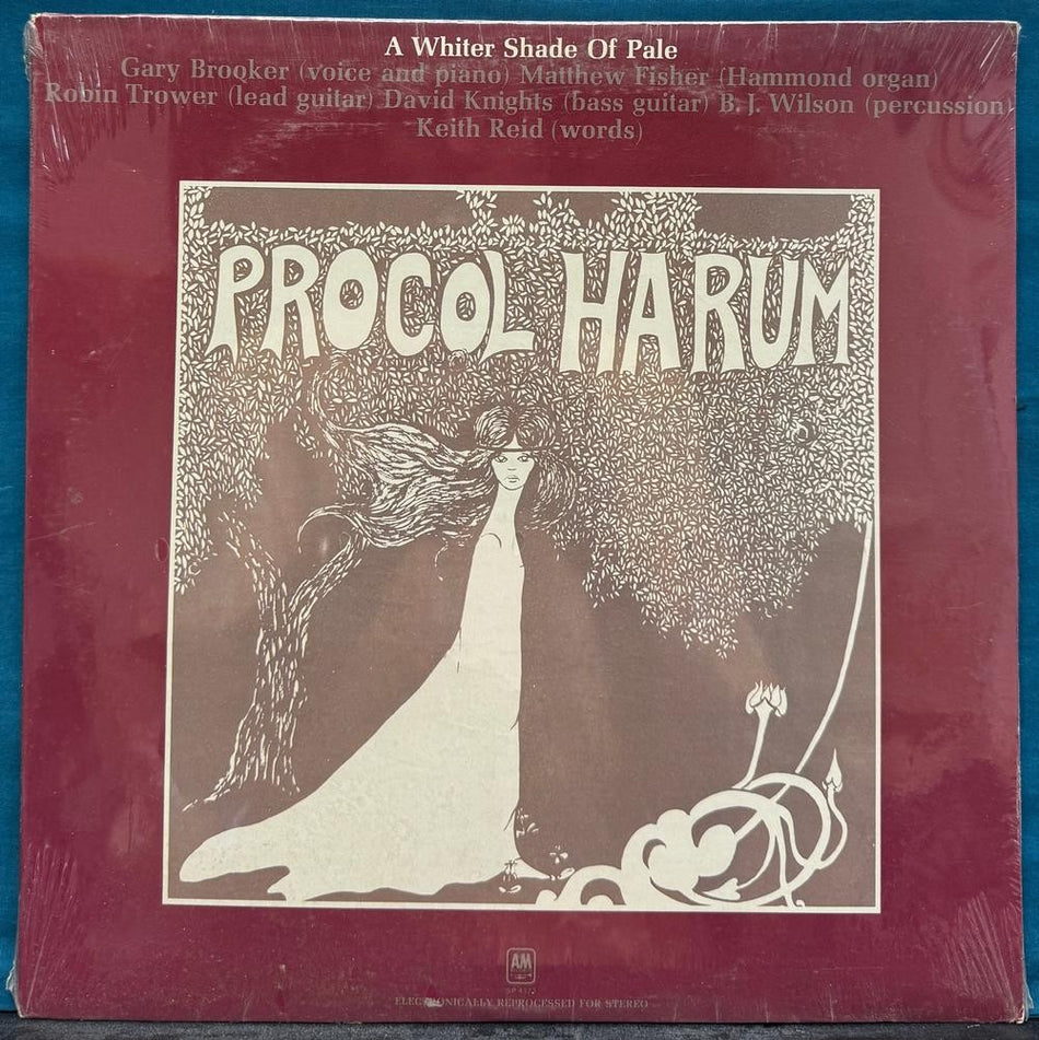 PROCOL HARUM A WHITE SHADE OF PALE~SEALED 1973 CLUB LP~TROWER~CONQUISTADOR