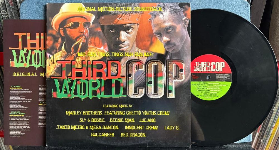 THIRD WORLD COP OST SOUNDTRACK~ORG 2000 PALM PICTURES LP w/INSERT~HIP HOP~REGGAE