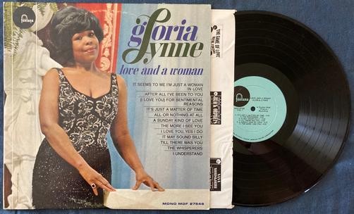 GLORIA LYNNE LOVE AND A WOMAN~1965 FONTANA DEEP GROOVE 1st PRESS LP~MONO~INNER
