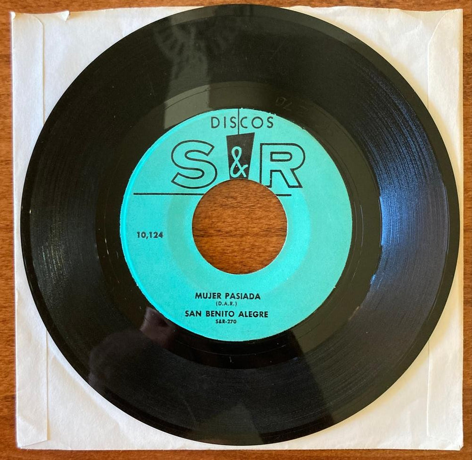 SAN BENITO ALEGRE~MUJER PASIADA / EL SIETE MARES~DISCOS S+R-271 7-INCH 45~LATIN