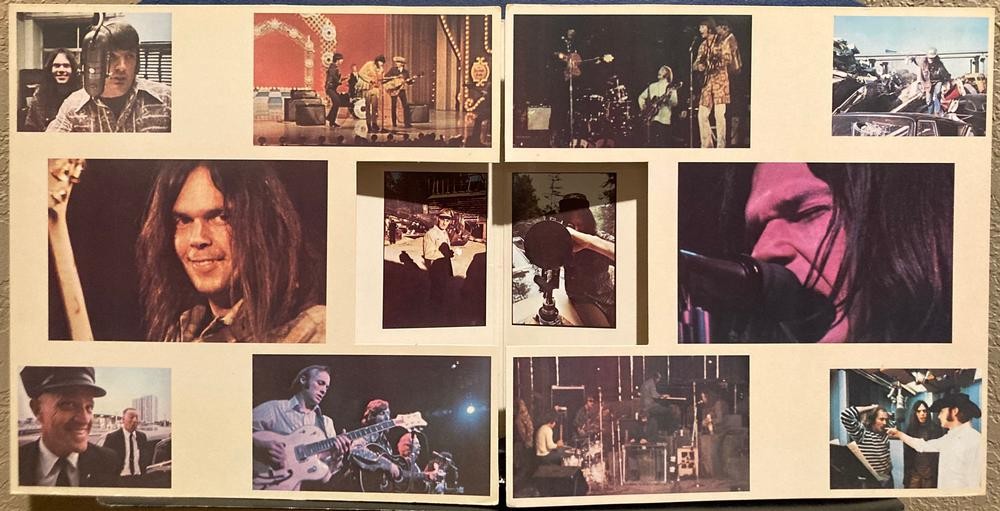 NEIL YOUNG JOURNEY THROUGH THE PAST~NM- 1972 1st PRESS 2-LP w/DIE CUT CVR~INNERS