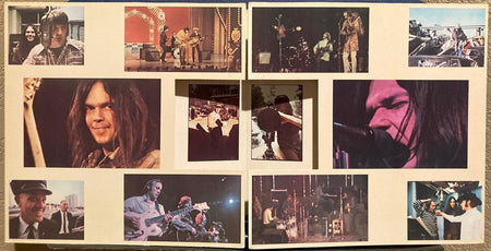 NEIL YOUNG JOURNEY THROUGH THE PAST~NM- 1972 1st PRESS 2-LP w/DIE CUT CVR~INNERS