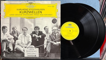 KARLHEINZ STOCKHAUSEN KURZWELLEN~NM '70 GERMAN DEUTSCHE GRAMMOPHON 2LP~CLASSICAL