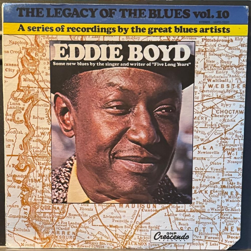 EDDIE BOYD LEGACY OF THE BLUES VOL. 10~SEALED 1976 LP~ED THIGPEN~MISSISSIPPI BLU
