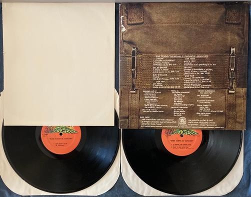 RARE EARTH IN CONCERT~VG++ 1971 LIVE 2-LP~UNIPAK BAG COVER~PULL-OUT INSERT~PSYCH
