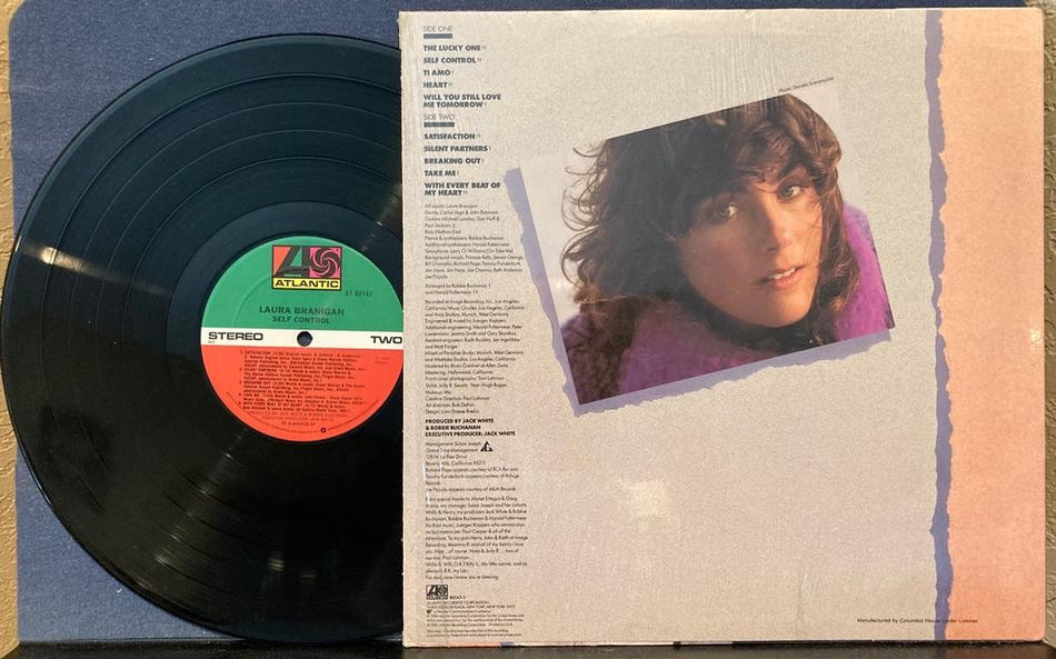 LAURA BRANIGAN SELF CONTROL~1984 COLUMBIA HOUSE CLUB ISSUE LP w/SHRINK~A1 80147