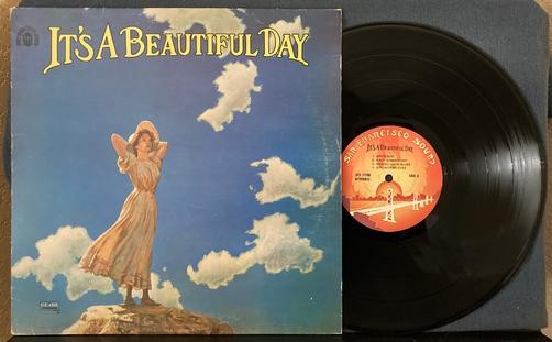 IT'S A BEAUTIFUL DAY S/T LP~1980's SAN FRANCISCO SOUND REISSUE~NO GATEFOLD~PSYCH