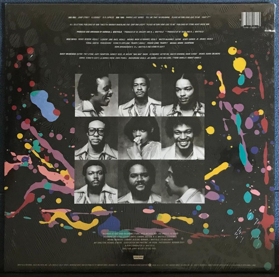 ROSE ROYCE JUMP STREET~SEALED ORG 1981 WHITFIELD RECORDS 1st PRESS LP~DISCO~SOUL