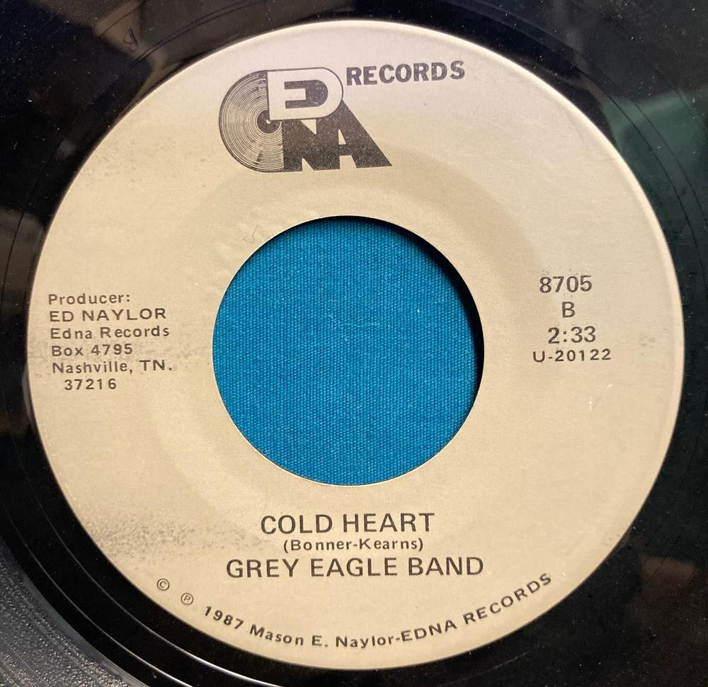 GREY EAGLE BAND LONELY AND BLUE/ COLD HEART~RARE 1987 PVT LBL BLUEGRASS on EDNA