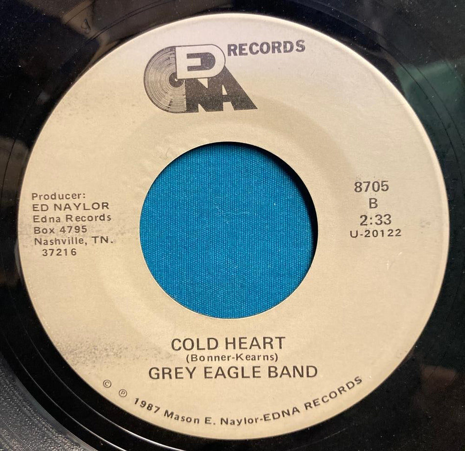 GREY EAGLE BAND LONELY AND BLUE/ COLD HEART~RARE 1987 PVT LBL BLUEGRASS on EDNA