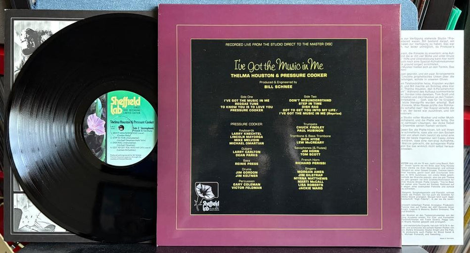THELMA HOUSTON I'VE GOT THE MUSIC IN ME~1975 GERMAN SHEFFIELD LAB D2D AUDIOPHILE