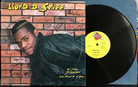 LLOYD-D-STIFF~SERIOUS LOVER~BOOPS ME NO MORE~1987 GYASI 12-INCH SINGLE LP~LLOYDY