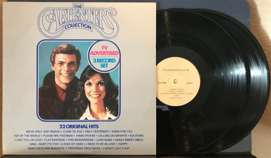 THE CARPENTERS COLLECTION~NM- ORG 1978 CANADA ONLY TV 2-LP COMPILATION~POP~VOCAL