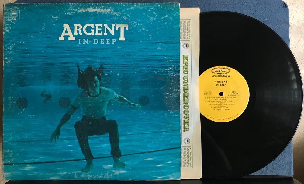 ARGENT IN DEEP~1973 EPIC STEREO YELLOW LABEL FIRST PRESS LP~GATEFOLD~PROG ROCK