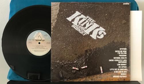 KINKS LOW BUDGET~NM 1979 CANADA LP~STERLING~INSERT~RAY DAVIES~ATTITUDE~PRESSURE