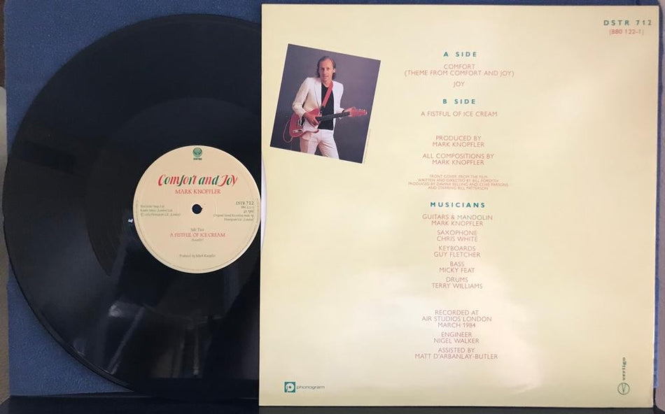 MARK KNOPFLER MUSIC FROM THE FILM COMFORT AND JOY~NM 1984 VERTIGO UK 12-INCH LP