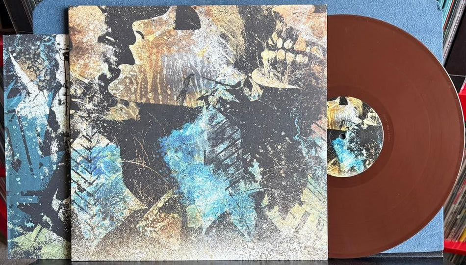COVERGE AXE TO FALL~NM 2014 OPAQUE BROWN REPRESS LP LMTD /1029~INSERT~METALCORE