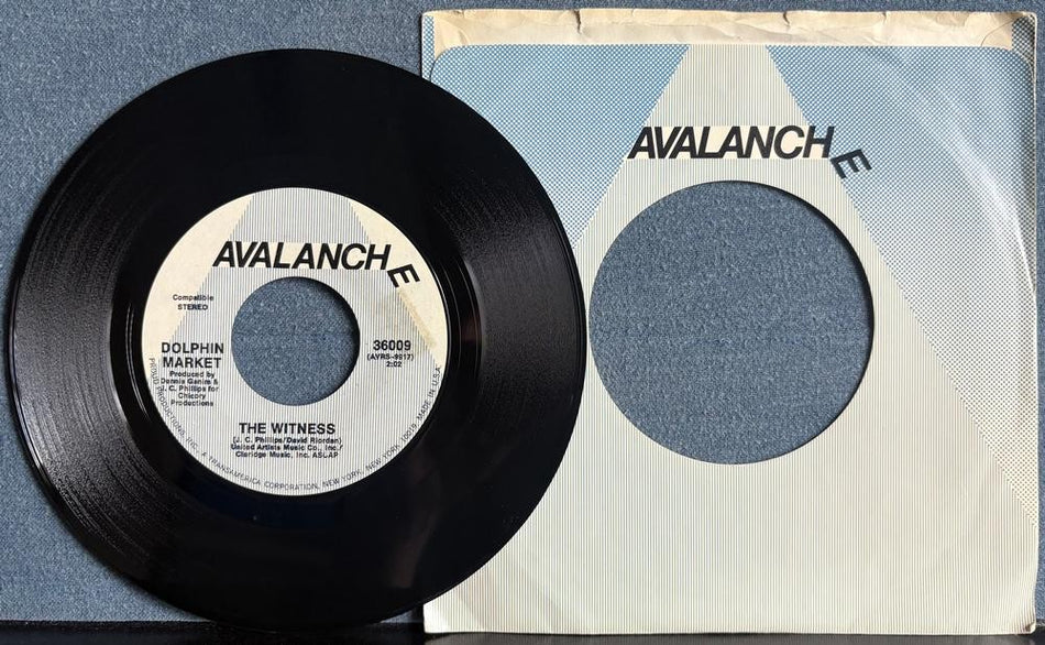 DOLPHIN MARKET~DIEGO /THE WITNESS~ORIG 1970 7-INCH 45 SNGL w/AVALANCHE SLV~PSYCH