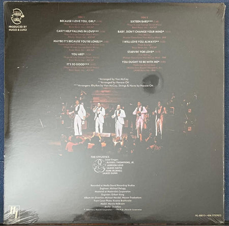 THE STYLISTICS FABULOUS~SEALED ORIG H+L HL-69013-698 LP~SOUL~HUGO LUIGI~D WEISS