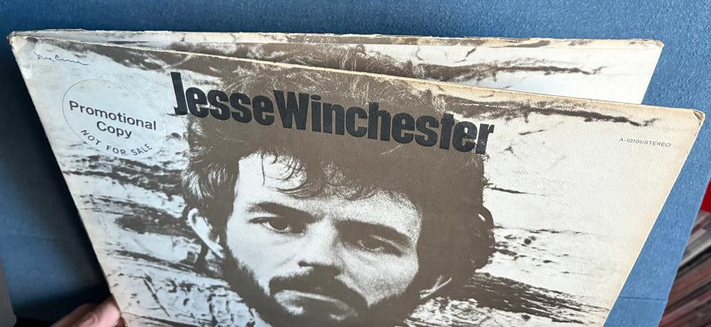 JESSE WINCHESTER '70 SELF-TITLED DEBUT LP~AMPEX WHITE LABEL PROMO COPY~FOLK ROCK