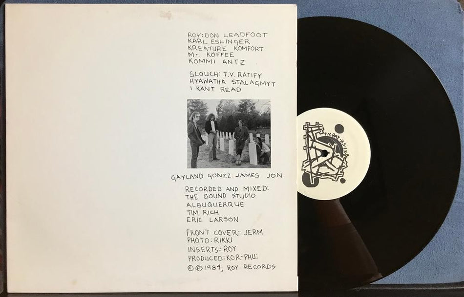 KOR-PHU NM- 1984 SELF-TITLED LP~ROY RECORDS ROY-001~QUIEX~NEW WAVE~PUNK~PSYCH
