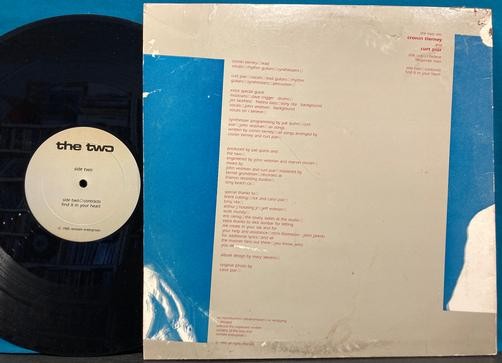 THE TWO S/T SIGNED ORIG 1985 RENIRAM PVT EP~QUIEX AUDIOPHILE~SYNTH POP~TIERNEY
