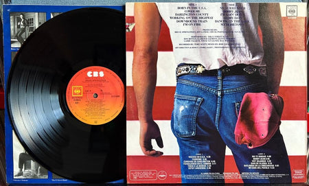 BRUCE SPRINGSTEEN BORN IN THE U.S.A.~1984 CBS MEXICO 1st PRESS LP w/INSERT~INNER