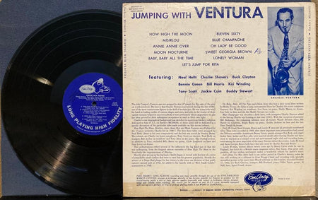 CHARLIE VENTURA JUMPING WITH VENTURA~ORIG 1955 EMARCY MONO DEEP GROOVE LP~JAZZ