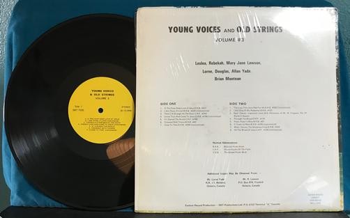 YOU VOICES & OLD STRINGS VOLUME 3~ORG CANADA GOSPEL LP~SHRINK~XIAN~LOVE OF JESUS