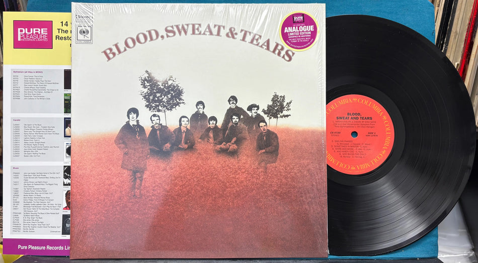 BLOOD, SWEAT AND TEARS 1969 SELF-TITLED LP-NM 2008 180 GRAM EU REISSUE~JAZZ-ROCK