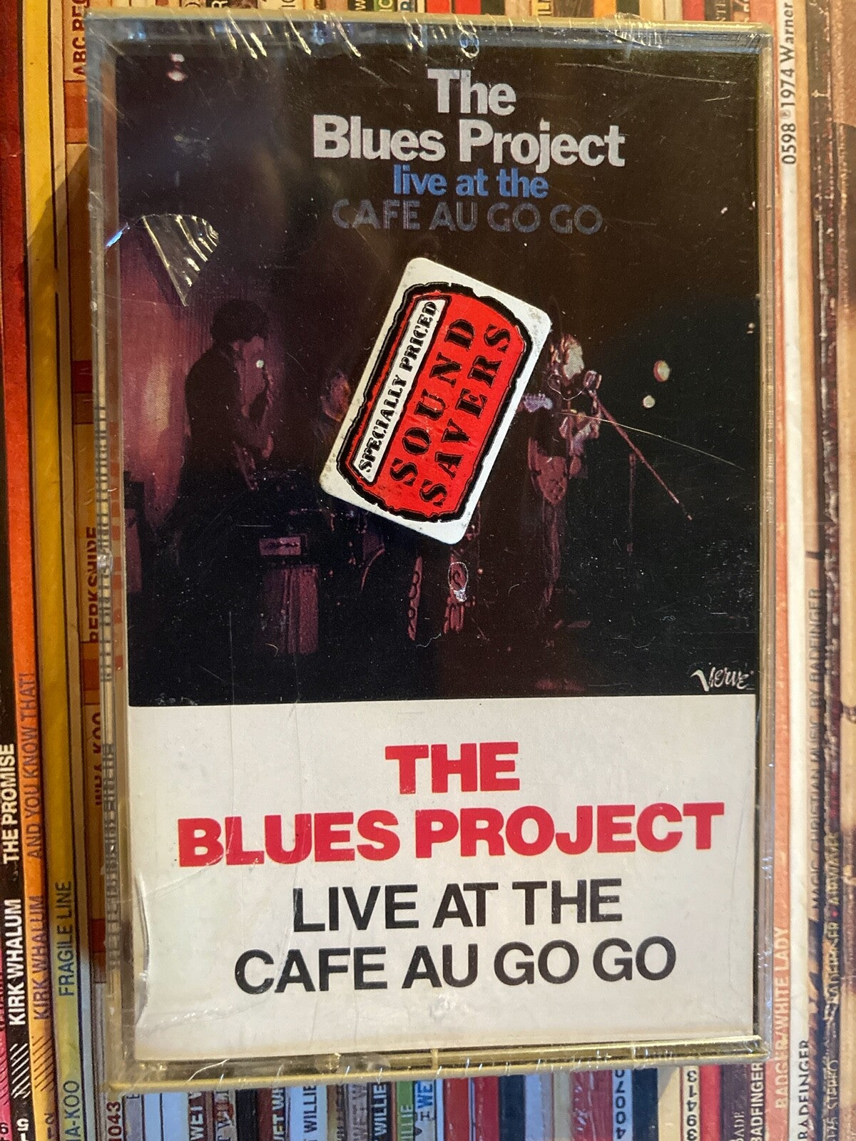 BLUES PROJECT LIVE AT THE CAFE AU GO GO~RARE SEALED ORIG 1970s? CASSETTE TAPE