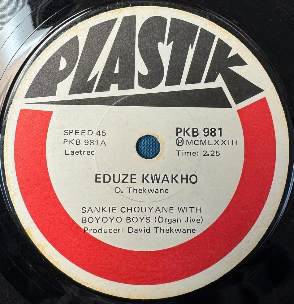 SO AFRICA 45~SANKIE CHOUYANE~BOYOYO BOYS~EDUZE/ TAKE AWAY FOODS~'73 PLASTIK~HEAR