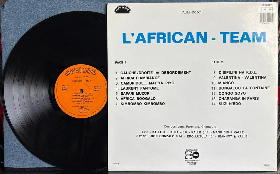 LE GRAND KALLE~DON GONZALO~MANU DIBANGO~L'ADRICAN-TEAM~NM 80's AFRICAN FRANCE LP