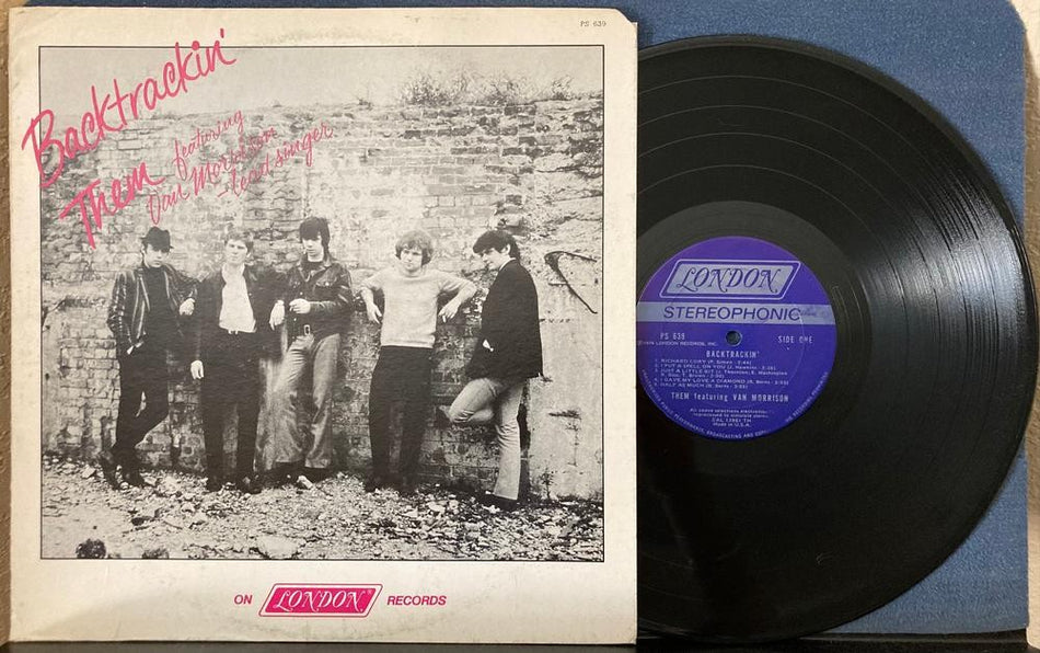 THEM BACKTRACKIN~VAN MORRISON~1974 TERRE HAUTE 1st PRESS LP~BELL SOUND SF~GARAGE