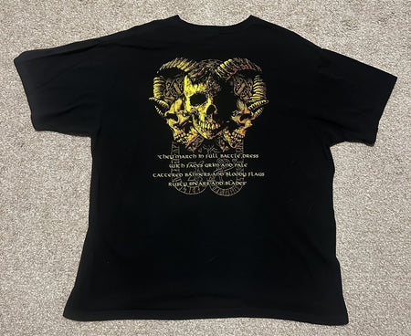 AMON AMARTH 2011 TOUR T-SHIRT~VINTAGE~ANVIL~ORIGINAL~XL~BLACK~EXC COND~RARE~VTG