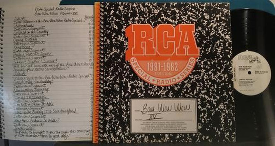 BOW WOW WOW~RARE 1981 WL PROMO ONLY RCA RADIO SPECIAL XV~INSERT~MINT UNPLAYED