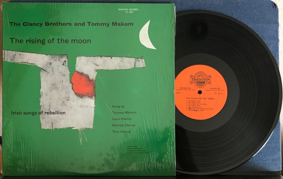 CLANCY BROTHERS+TOMMY MAKEM~RISING OF THE MOON~IRISH SONGS~NM 1974 TRADITION LP