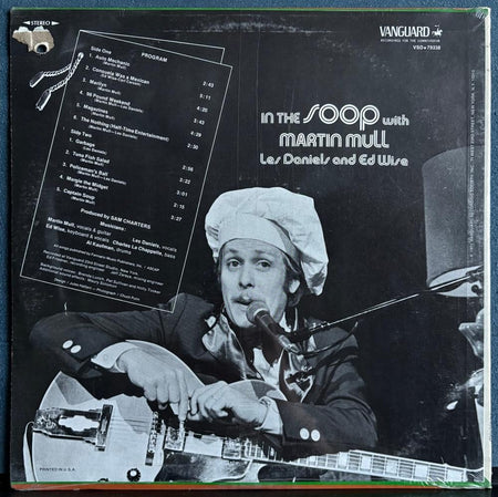 IN THE SOOP WITH MARTIN MULL~LES DANIELS~ED WISE~SEALED 1974 VANGUARD LP~COMEDY