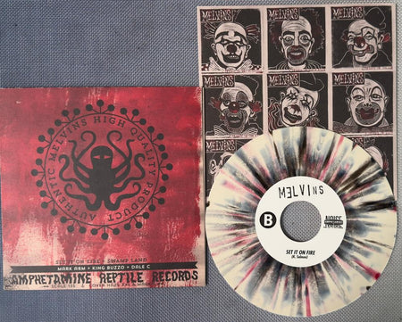 MELVINS A TRIBUTE TO SCIENTISTS~NM LE/500 MULTI-SPLATTER 7' PIC SLV~MARK ARM