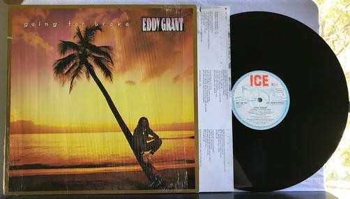 EDDY GRANT GOING FOR BROKE~ORIG 1984 GERMAN LP~SHRINK~INNER~REGGAE~EASYBEATS