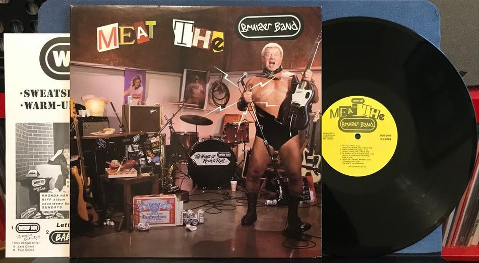 DICK THE BRUISER BAND~MEAT THE BRUISER BAND~NM 1984 WRIF 101 LP~MERCH ORDER FORM